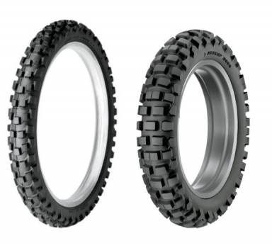 Main image of item: DUNLOP D606 TIRE COMBO - 90/90-21 - 120/90-18